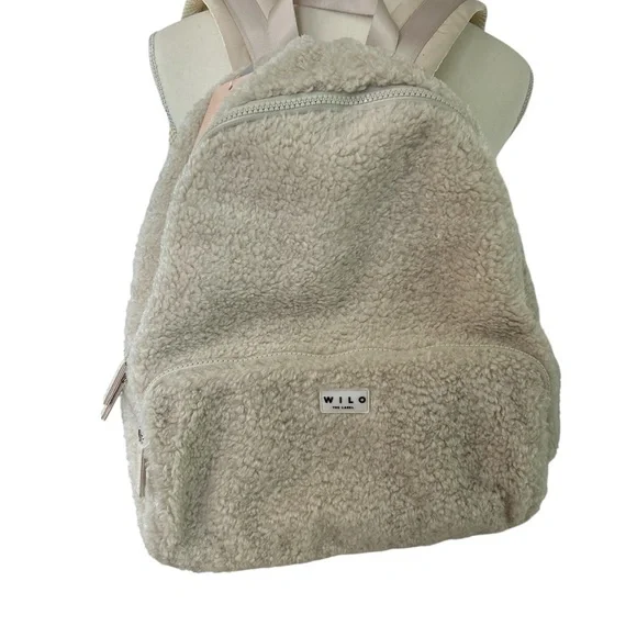 Wilo The Label Sherpa Backpack in Cream New Ready for Gifting - Picture 1 of 10
